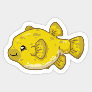 Blackspotted Puffer Sticker